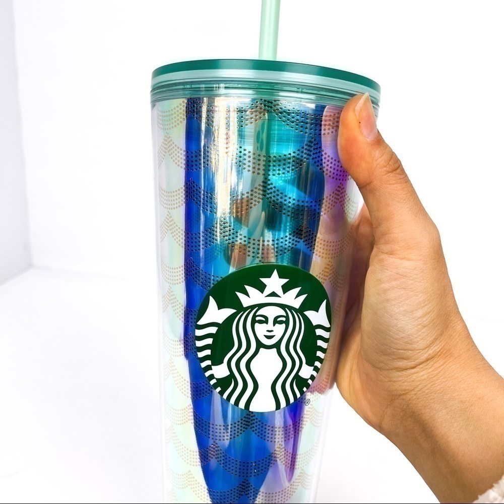 Starbucks Holiday 2019 Gold Geo Scale Tumbler NWT - Picture 2 of 2